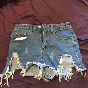 jean shorts